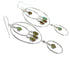 Authentic Sterling Silver Turquoise Hook Dangle Earrings RX56749