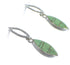 Southwest Turquoise Sterling Silver Post Dangle Earrings RX56490