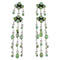 Turquoise Southwest Sterling Silver Post Dangle Earrings RX56498