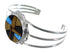 Multicolor Genuine Sterling Silver Southwest Cuff Bracelet VX59377