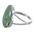 Sterling Silver And Turquoise Inlay Southwest Ring Size 6-3/4 WX58734