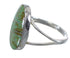 Turquoise Inlay And Sterling Silver Southwest Ring Size 5-1/4 WX58744