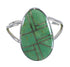 Southwestern Turquoise And Genuine Sterling Silver Ring Size 6-3/4 WX58801