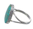Sterling Silver Southwestern Turquoise Ring Size 7-3/4 WX58820