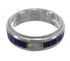 Southwest Sterling Silver Magenta Turquoise And Opal Jewelry Ring Size 5-3/4 VX57685