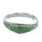 Turquoise And Authentic Sterling Silver Southwestern Jewelry Ring Size 6-1/4 WX58882