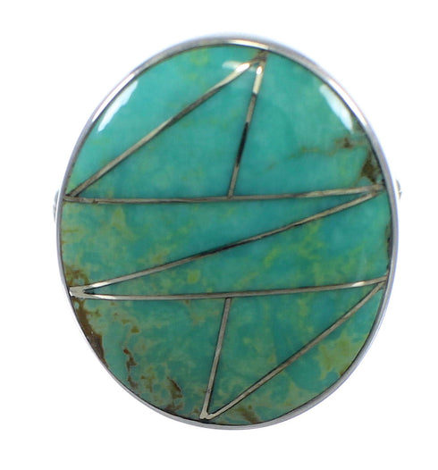Sterling Silver And Turquoise Jewelry Ring Size 4-3/4 VX57267