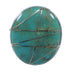 Southwest Turquoise Inlay And Genuine Sterling Silver Ring Size 8-1/2 WX59080