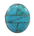 Genuine Sterling Silver And Turquoise Inlay Southwestern Ring Size 5-3/4 WX59088