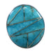 Genuine Sterling Silver And Turquoise Inlay Southwest Ring Size 4-1/2 WX59093