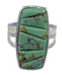 Southwest Turquoise And Sterling Silver Ring Size 4-3/4 VX57299