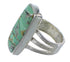 Southwest Turquoise And Sterling Silver Ring Size 4-3/4 VX57299