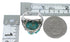 Genuine Sterling Silver Turquoise Flower And Dragonfly Ring Size 6-1/2 RX82753