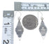 Multicolor Silver Native American Pueblo Design Hook Dangle Earrings WX57545