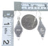 Multicolor Native American Villiage Design Silver Hook Dangle Earrings WX57541