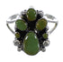 Authentic Sterling Silver Turquoise Ring Size 8-1/4 RX60372