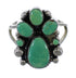 Southwest Turquoise Sterling Silver Ring Size 4-3/4 RX60380