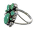 Southwest Turquoise Sterling Silver Ring Size 4-3/4 RX60380
