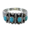 Authentic Sterling Silver Turquoise Ring Size 4-3/4 RX60648