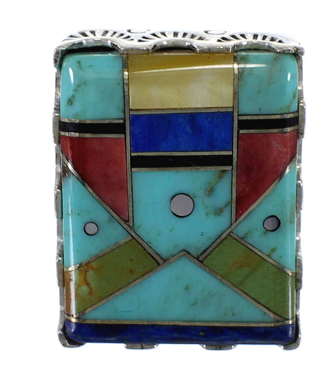 Sterling Silver Multicolor Southwest Ring Size 5-1/2 YX76170