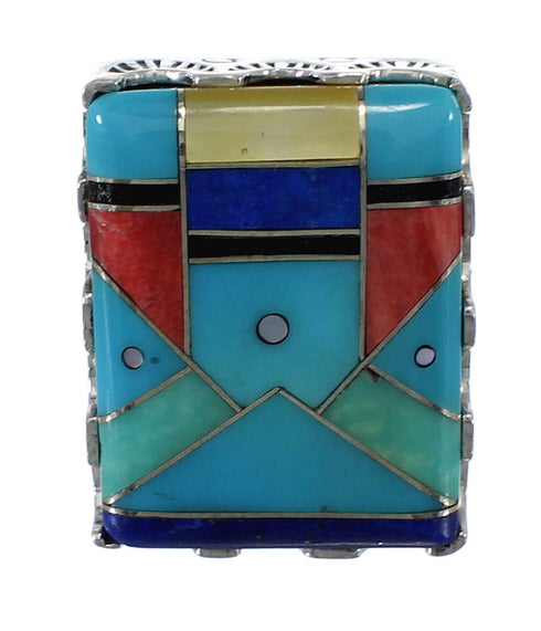 Multicolor Sterling Silver Southwest Ring Size 5-1/2 YX76182