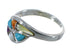 Sterling Silver And Multicolor Inlay Southwest Ring Size 7-1/4 YX76281