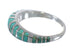 Silver Turquoise Southwest Ring Size 4-3/4 AX80037
