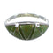Southwestern Turquoise Sterling Silver Ring Size 7-3/4 YX79605
