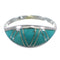Southwestern Turquoise And Sterling Silver Ring Size 5-1/2 YX79612