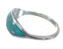 Southwest Silver Turquoise Ring Size 8-1/2 YX79614