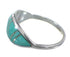 Silver Turquoise Southwestern Ring Size 8 YX79667