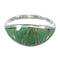 Silver And Turquoise Southwestern Ring Size 7-1/2 YX79677