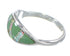 Turquoise And Opal Southwestern Genuine Sterling Silver Jewelry Ring Size 7-3/4 AX82840