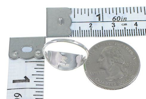 Turquoise And Opal Inlay Silver Southwestern Ring Size 4-3/4 AX82851