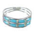 Turquoise And Opal Jewelry Authentic Sterling Silver Ring Size 6-1/2 AX83188