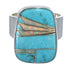 Silver Jewelry Southwest Turquoise And Opal Inlay Ring Size 5-1/2 AX83325