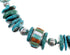 Multicolor American Indian Bead Sterling Silver Necklace EX59317