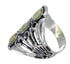 Turquoise Jewelry Sterling Silver Ring Size 7-3/4 VX62369