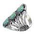 Turquoise Genuine Sterling Silver Jewelry Ring Size 5-3/4 VX62371