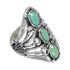 Silver And Turquoise Ring Size 7-1/4 VX62393
