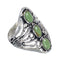 Genuine Sterling Silver And Turquoise Ring Size 8-3/4 VX62413