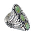 Authentic Sterling Silver And Turquoise Ring Size 5-1/4 VX62418
