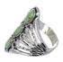 Southwestern Genuine Sterling Silver And Turquoise Ring Size 7 VX64198