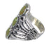 Southwest Turquoise And Genuine Sterling Silver Ring Size 4-3/4 VX62452