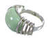 Turquoise Authentic Sterling Silver Ring Size 4-3/4 RX81000