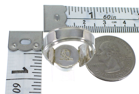 Turquoise Genuine Sterling Silver Ring Size 7 RX81039