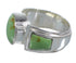 Authentic Sterling Silver Turquoise Ring Size 5-1/4 RX81079