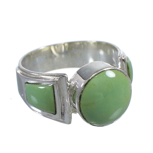 Sterling Silver Turquoise Southwest Ring Size 6-3/4 RX81102