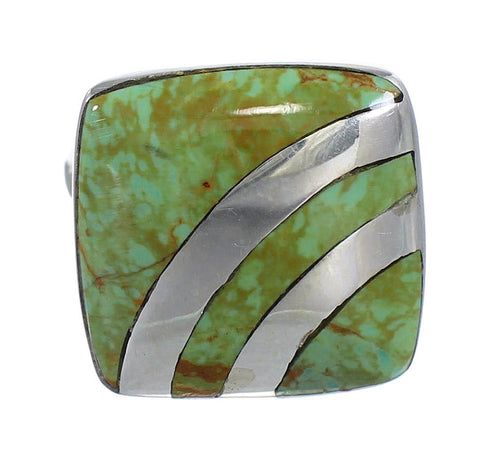 Turquoise And Sterling Silver Ring Size 6 RX81144