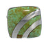 Turquoise And Sterling Silver Ring Size 6 RX81144